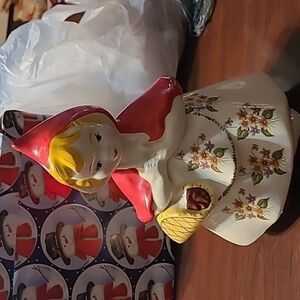 Vintage Red Riding Hood Cookie Jar Unique